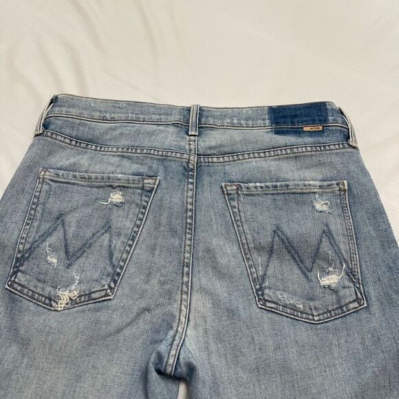 Mother The Scrapper Ankle Wicked Wild Calling Denim Jeans Size 29 - Picture 11 of 11